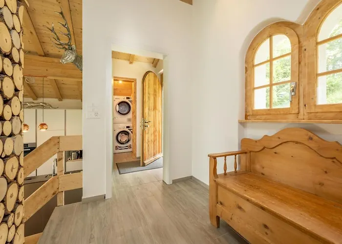 Σαλέ Luxury Panoramic View Fireplace Sauna Garden *