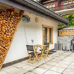 Luxury Panoramic View Fireplace Sauna Garden Chalet Grächen