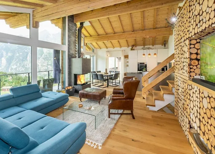 Luxury Panoramic View Fireplace Sauna Garden Dağ evi *